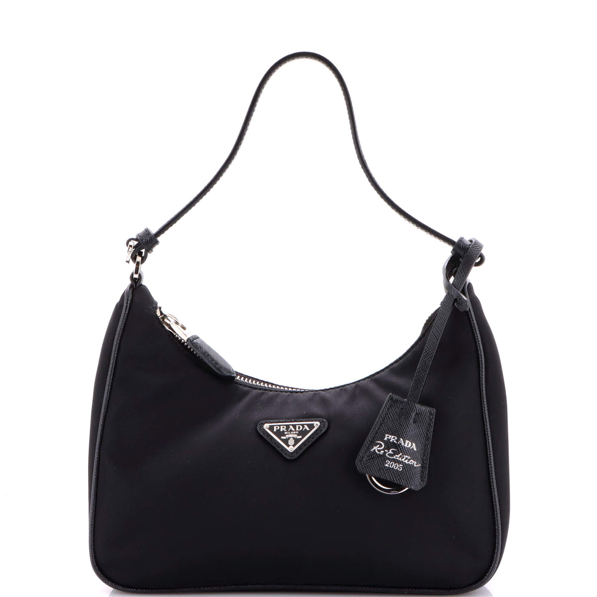 Prada PRADA Re-Edition 2005 Hobo Tessuto with Saffiano Leather Mini