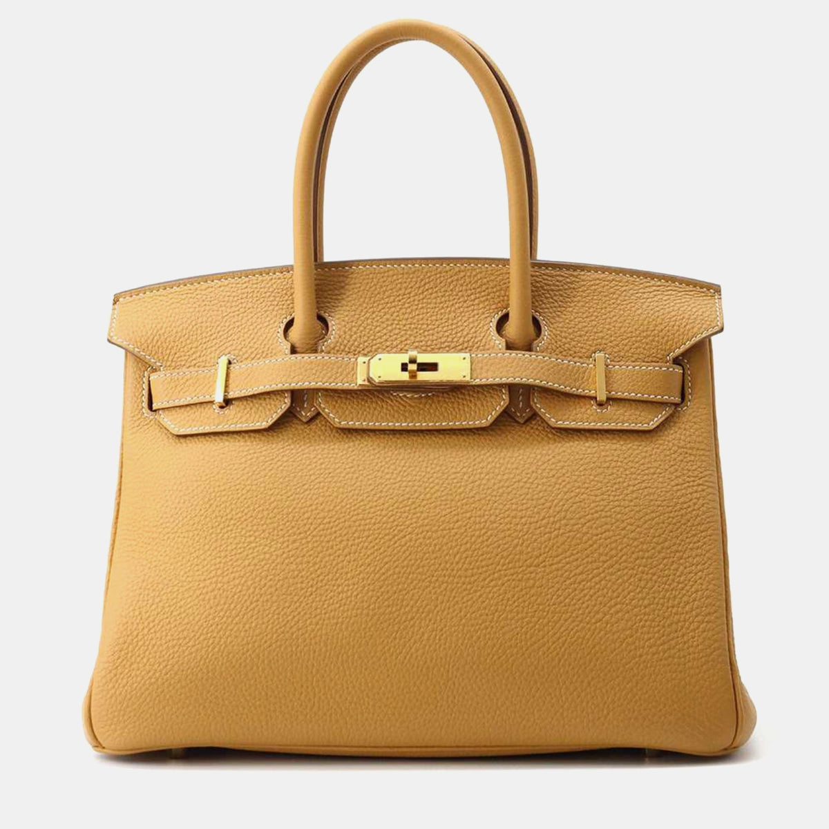 Hermès Natural Sable Togo Leather Birkin 30 Tote Bag