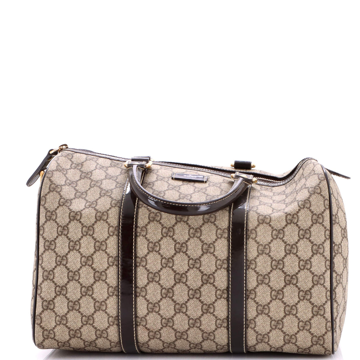 Gucci GUCCI Joy Boston Bag GG Coated Canvas Medium