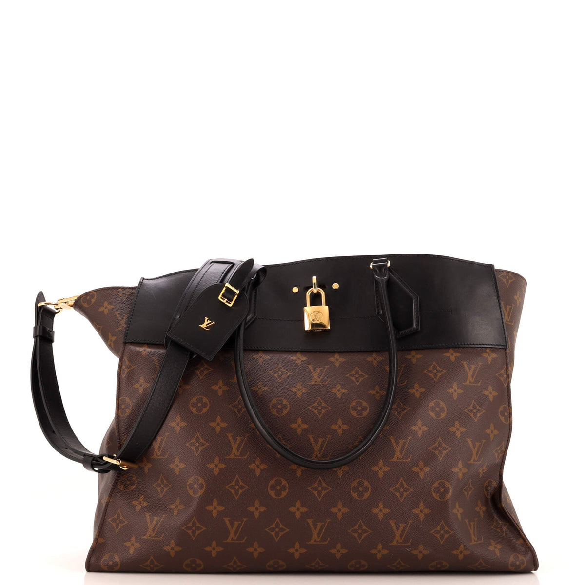 Louis Vuitton City Steamer Handbag Monogram Canvas XXL