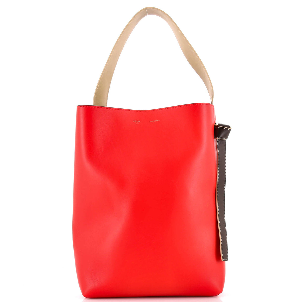Celine CELINE Twisted Cabas Tote Calfskin Small