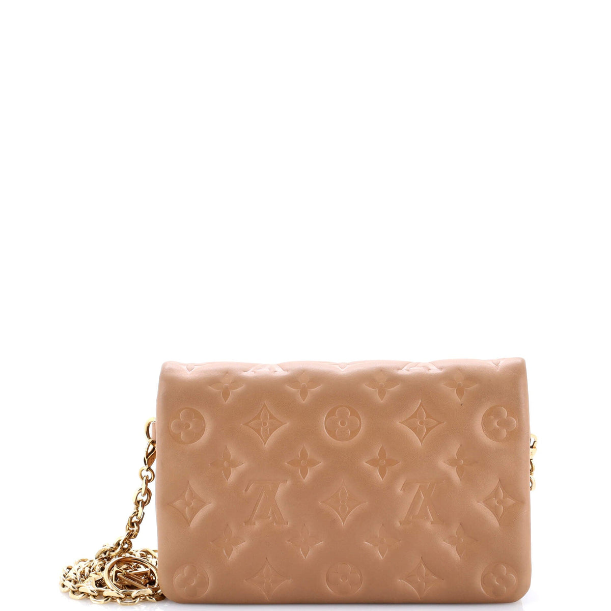 Louis Vuitton Coussin Pochette Monogram Embossed Lambskin