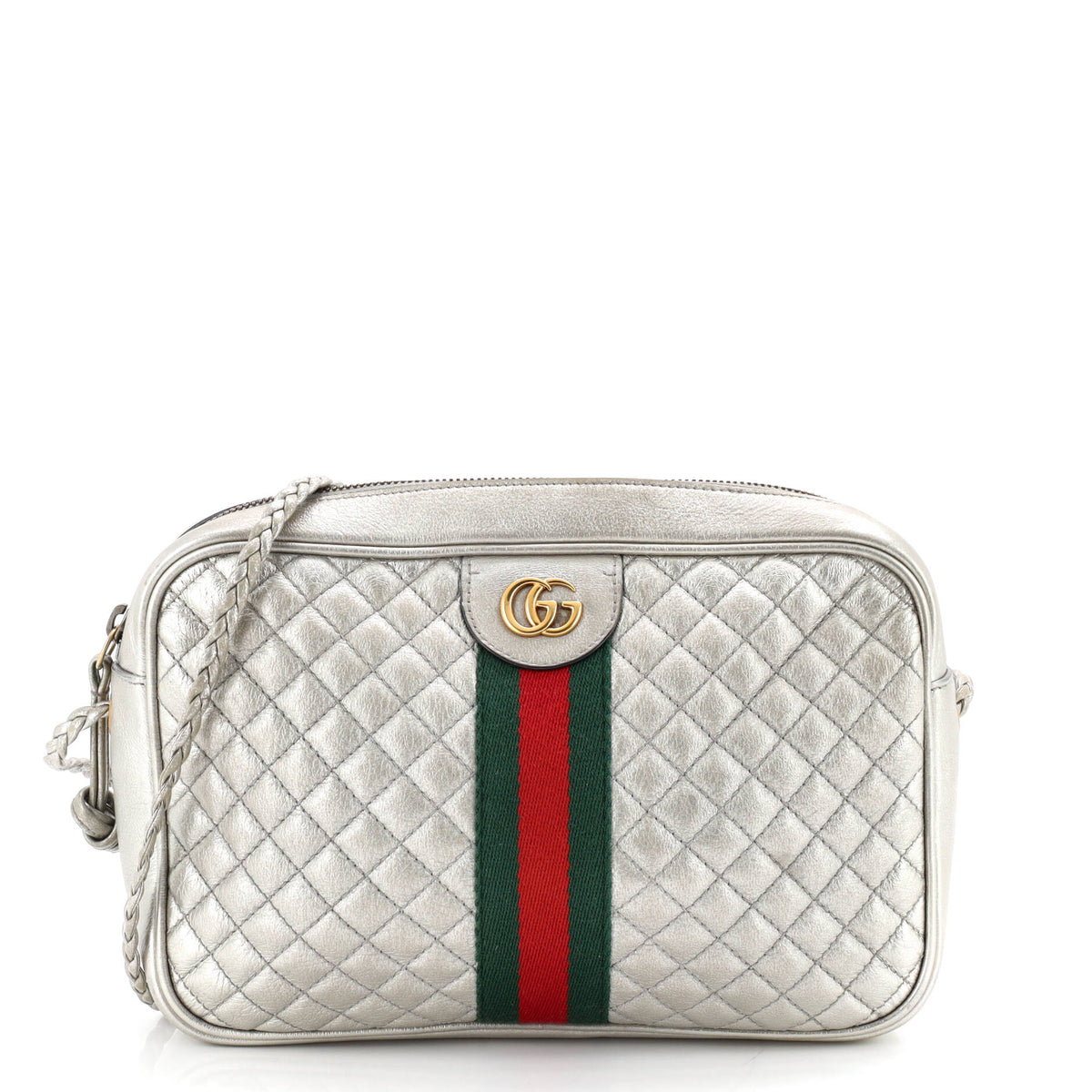 Gucci GUCCI Trapuntata Camera Bag Quilted Leather Small