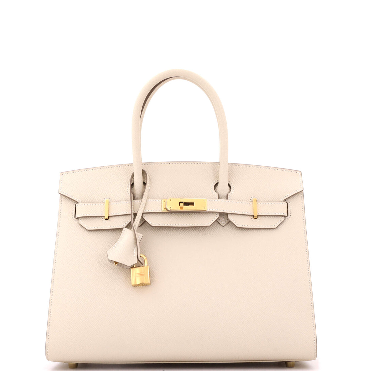 Herm?s Birkin Sellier Bag Light Epsom with Gold Hardware 30