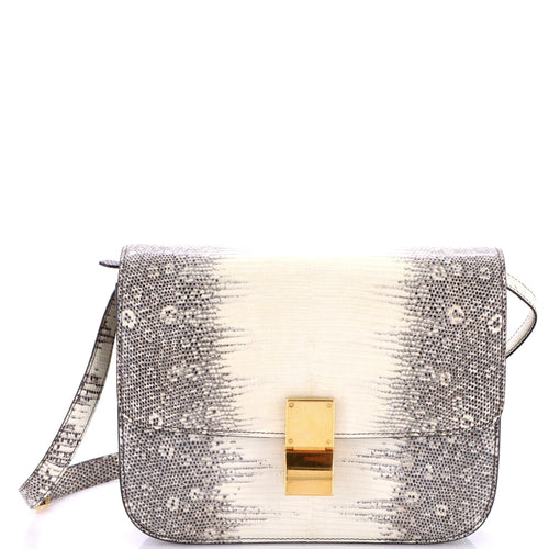 CELINE Classic Box Bag Lizard Medium
