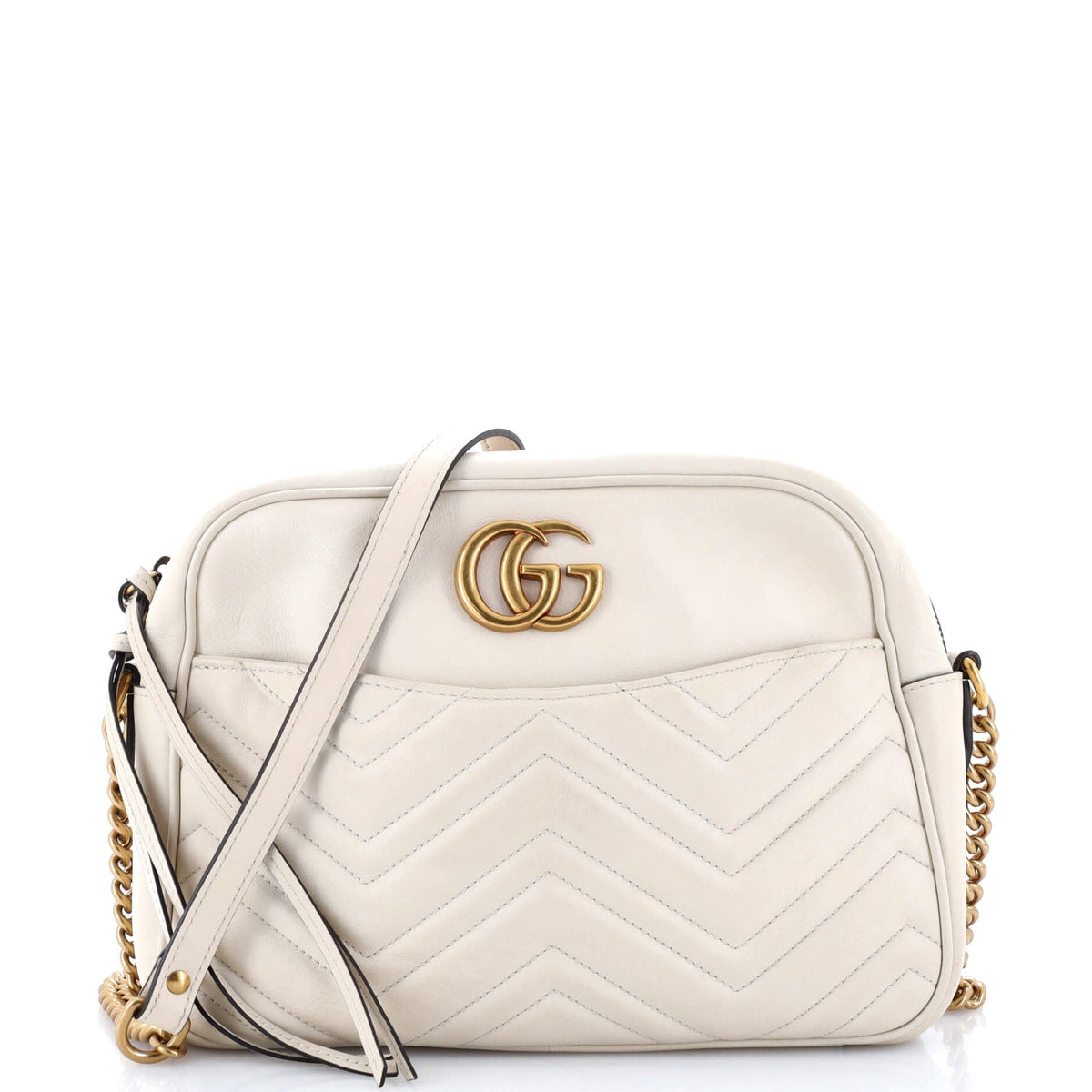 Gucci GUCCI GG Marmont Shoulder Bag Matelasse Leather Medium