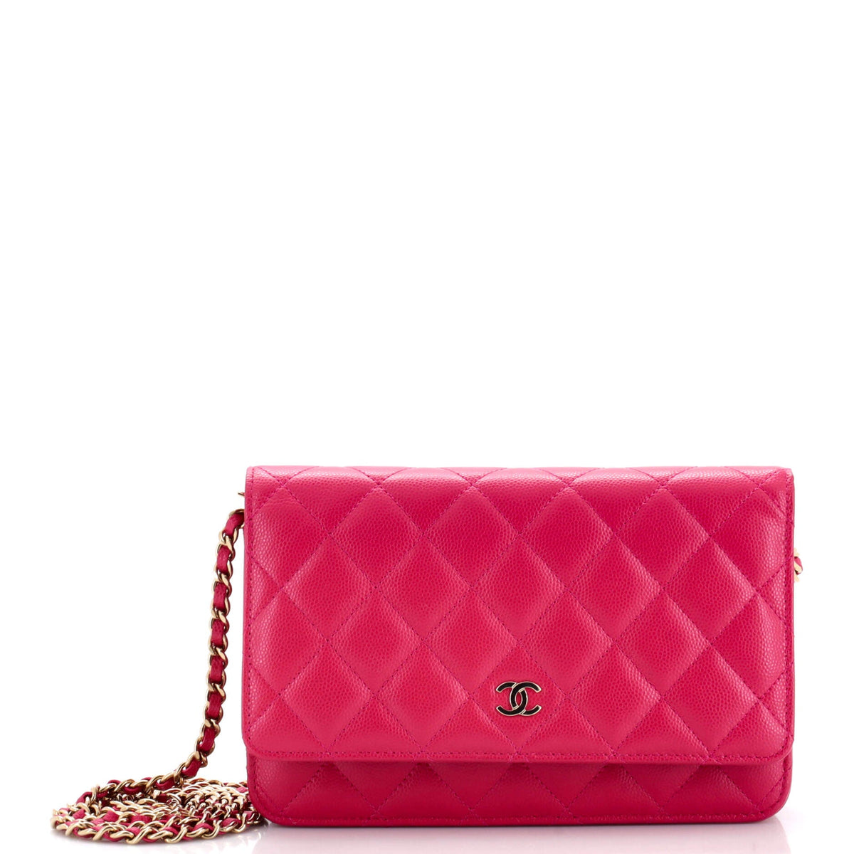 Chanel CHANEL Wallet on Chain Quilted Caviar