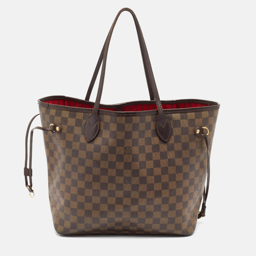Damier Ebene Canvas Neverfull MM Bag