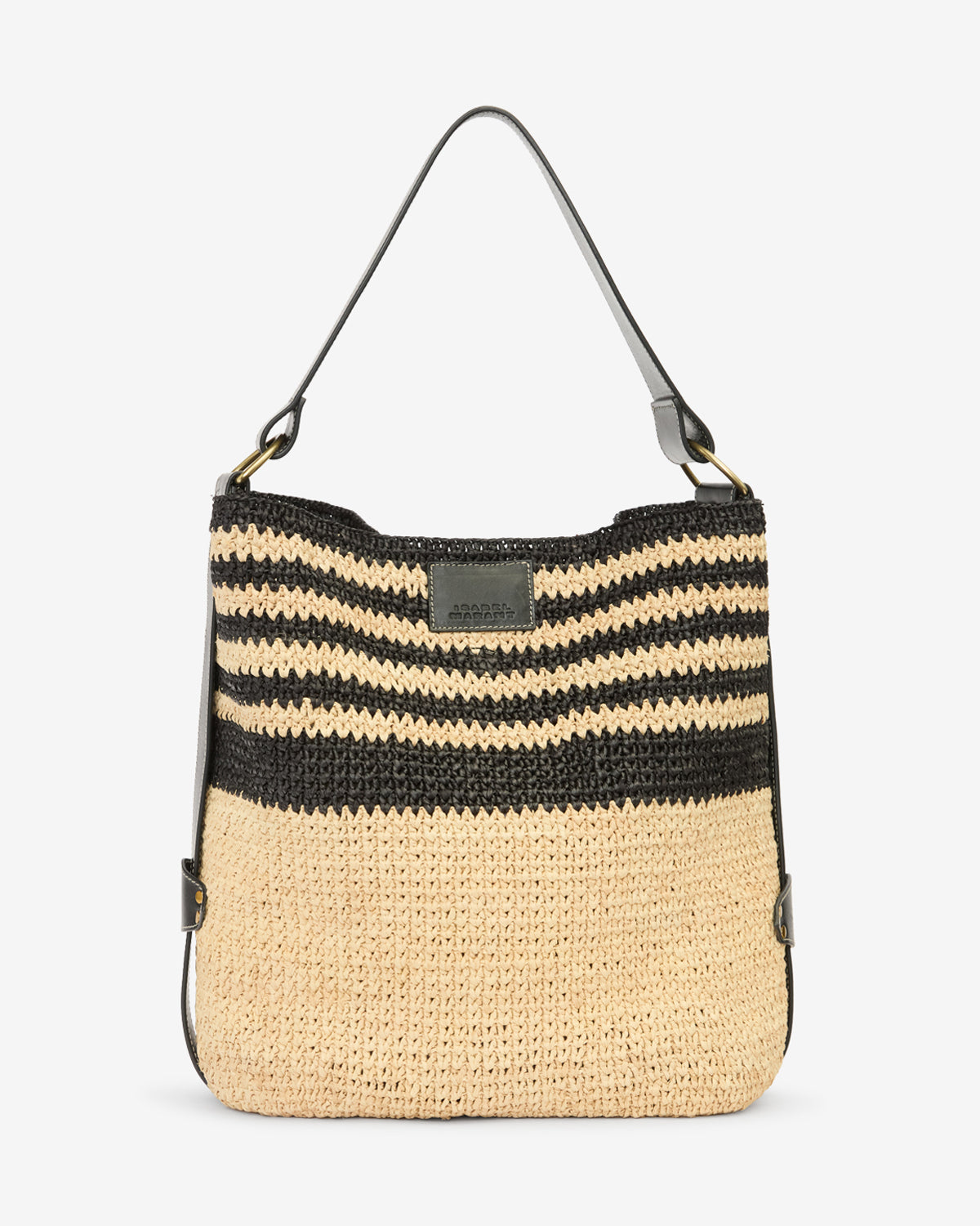 Isabel Marant Bayia Shoulder Bag -  - Black And Natural - Isabel Marant