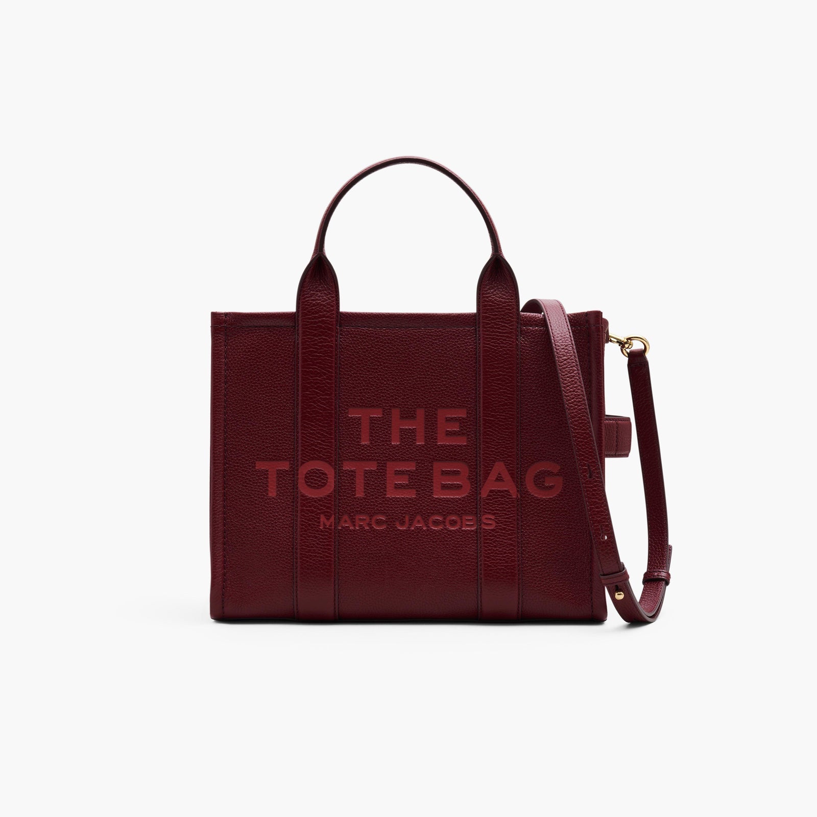 Marc Jacobs The Leather Medium Tote Bag in Cherry