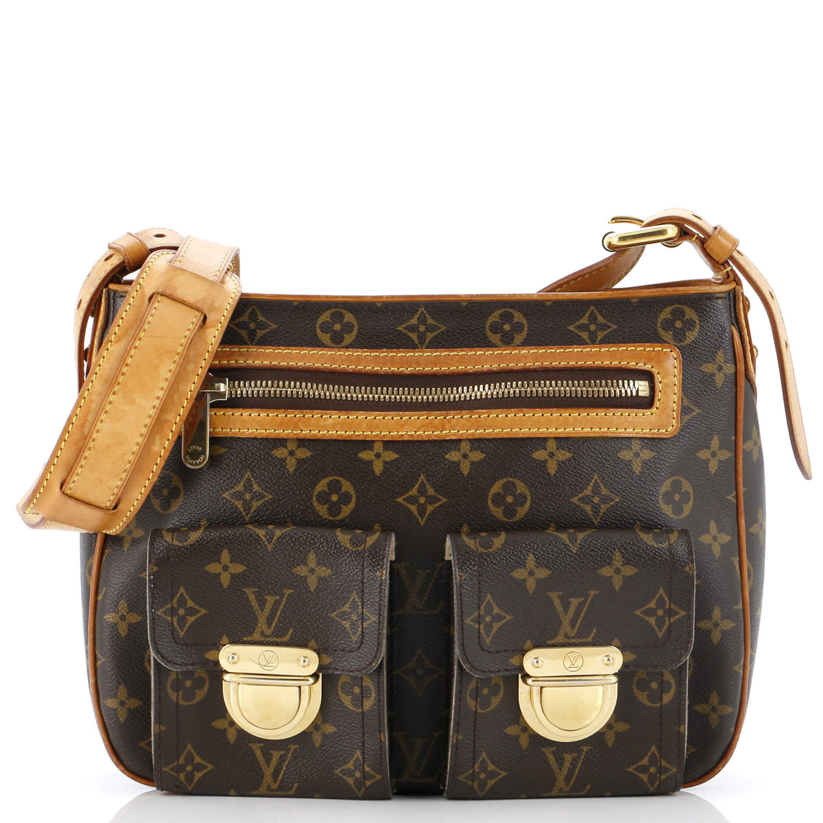 Louis Vuitton Hudson Handbag Monogram Canvas GM