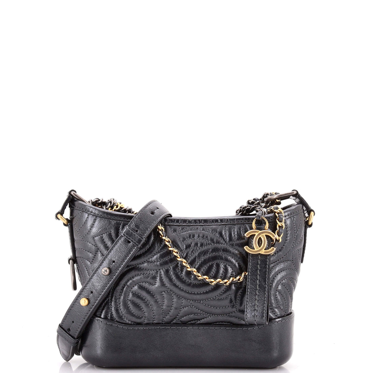 Chanel CHANEL Gabrielle Hobo CC Stitched Calfskin Small