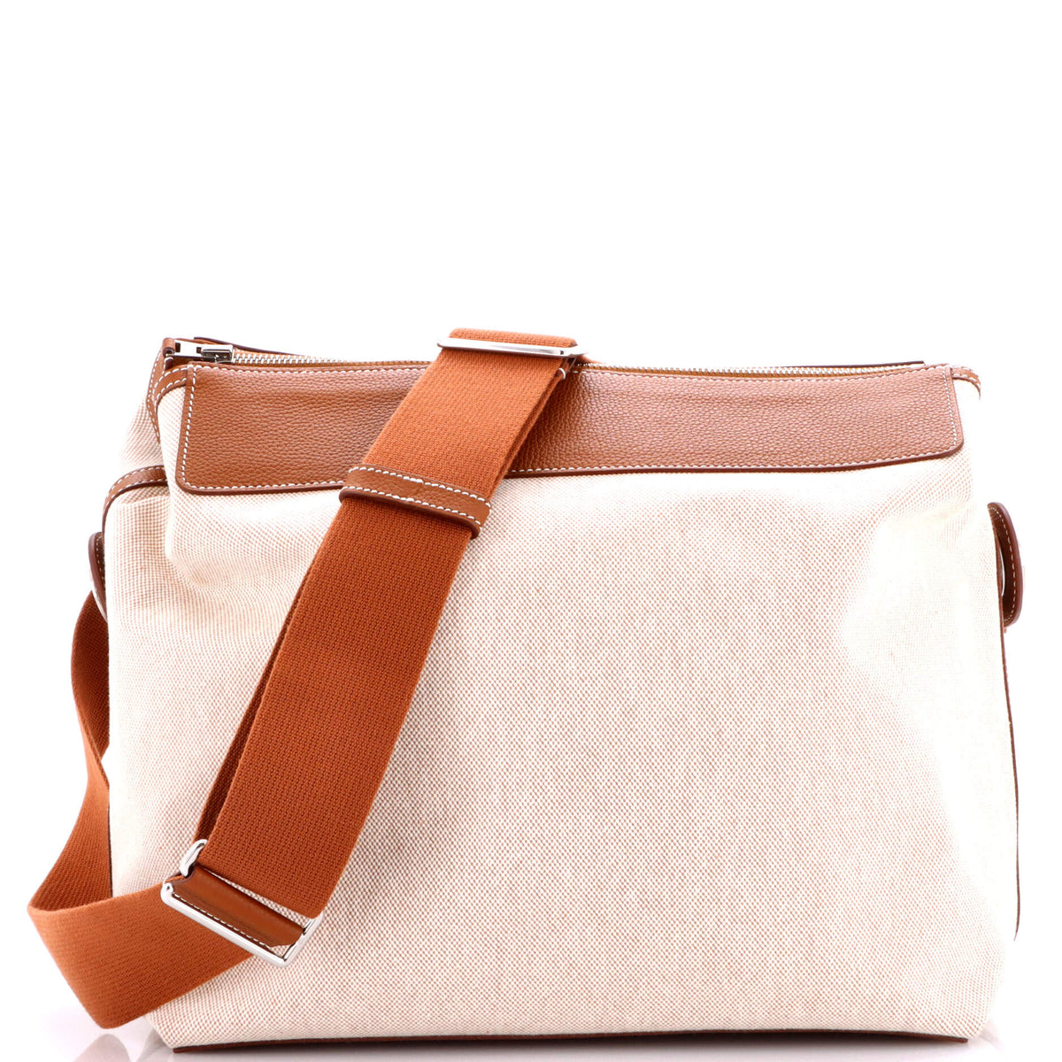 Herm?s R.M.S 12H Bag Toile and Leather
