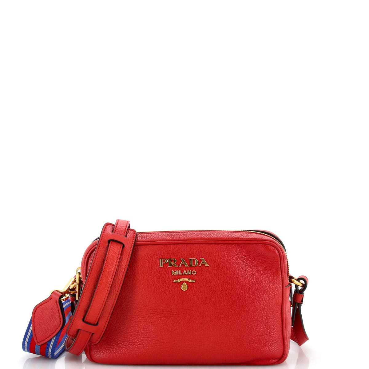 Prada PRADA Double Zip Camera Bag Vitello Daino