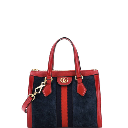 GUCCI Ophidia Top Handle Tote Suede Small