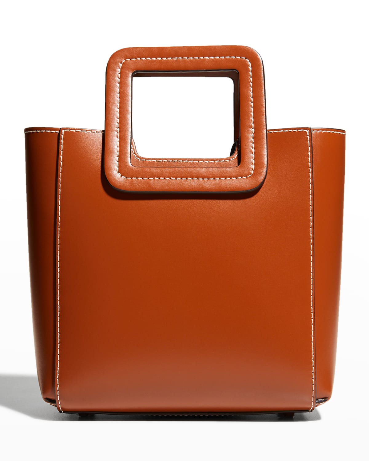 Staud Shirley Mini Leather Tote Bag