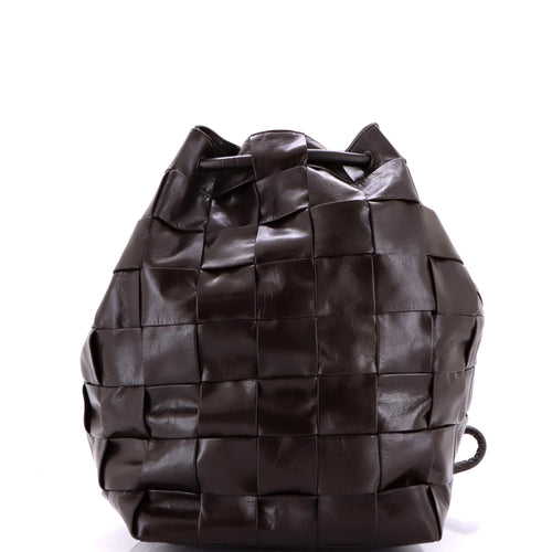 Cassette Sailor Backpack Maxi Intrecciato Leather Small