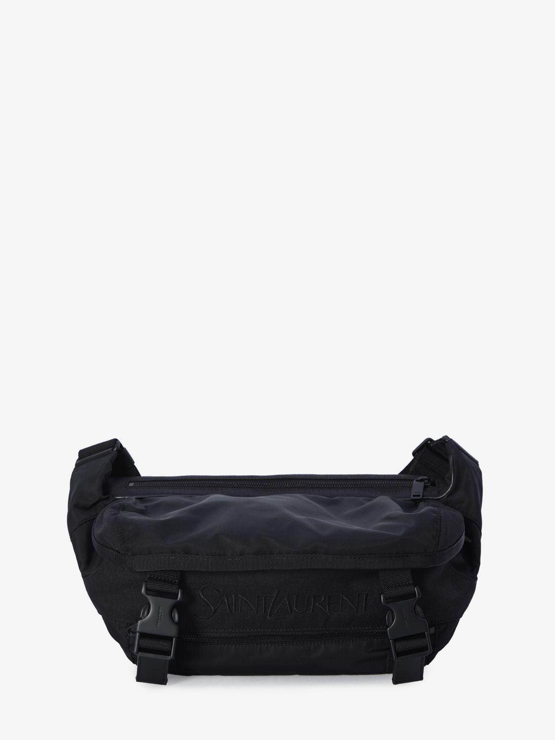 Saint Laurent Men's Crossbody Bag In Nylon in Black | 758258FACG7