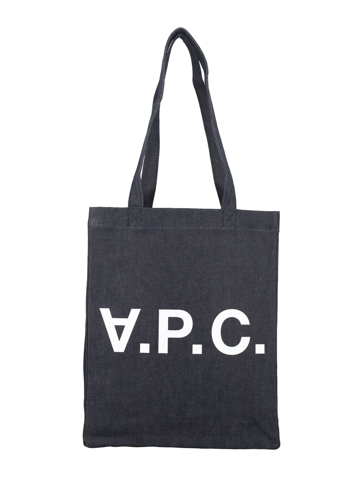 A.p.c. Men's Lou Tote Mini Bag in Indigo | 24AM61445COCSX Color IAI