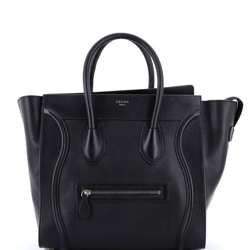CELINE Luggage Bag Grainy Leather Mini