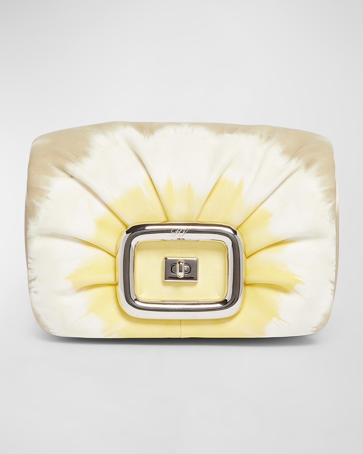 Roger Vivier Viv Choc Mini Tie-Dye Clutch Bag