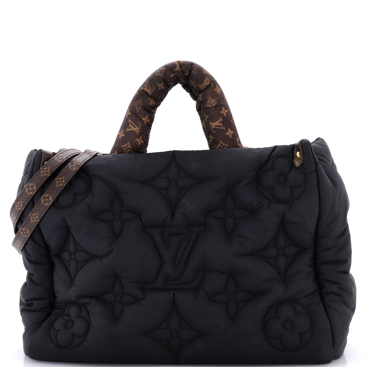 Louis Vuitton Pillow OnTheGo Tote Monogram Quilted Econyl Nylon MM