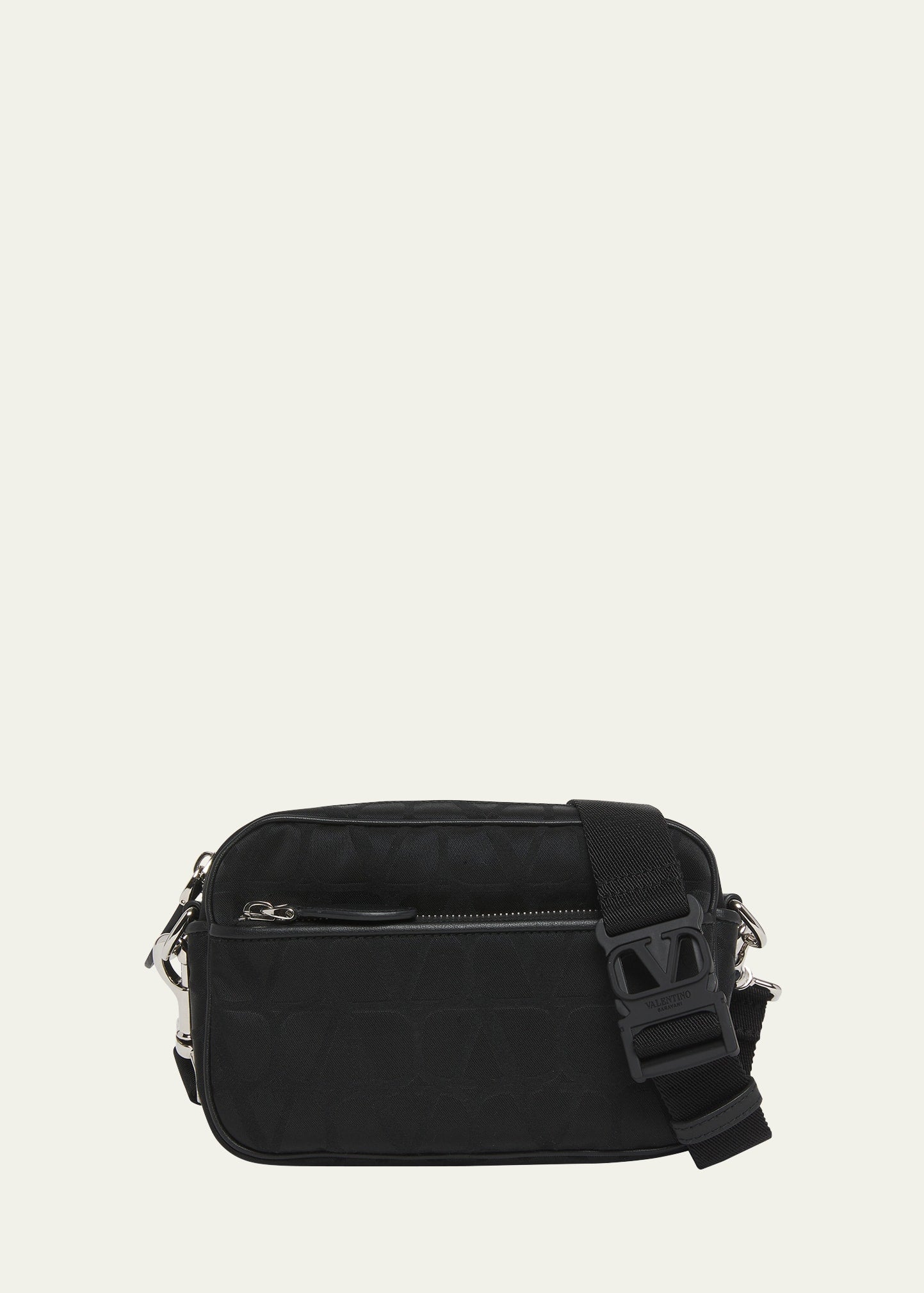 Valentino Men's Toile Iconographe Crossbody Bag