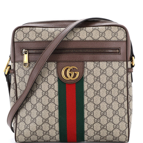GUCCI Ophidia Messenger Bag GG Coated Canvas Medium