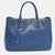 Blue Saffiano Lux Leather Large Galleria Tote