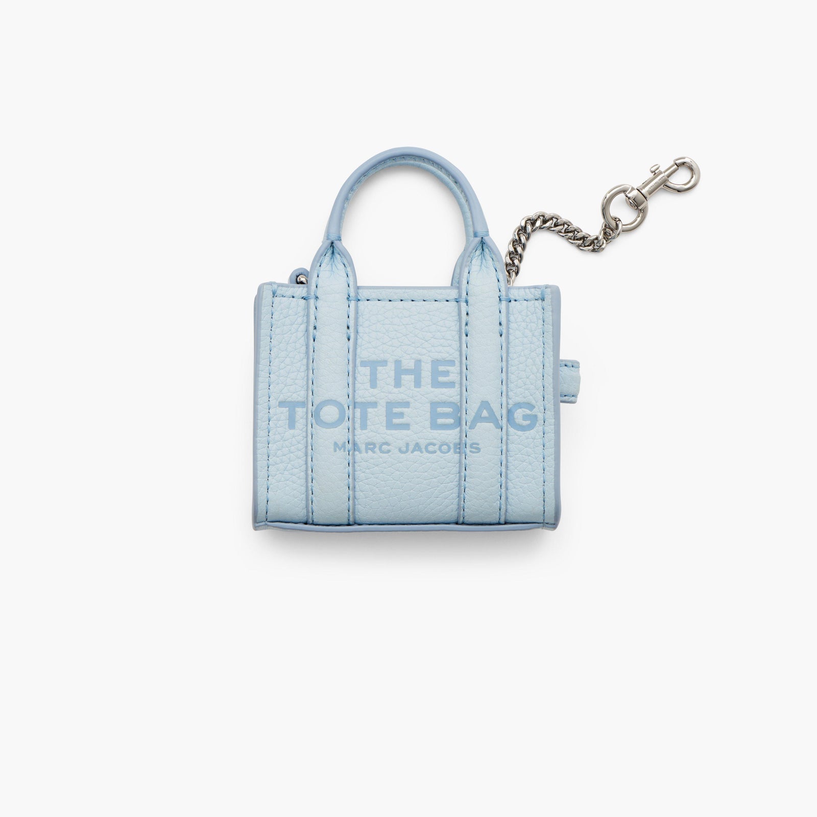 Marc Jacobs The Nano Tote Bag Charm in Cloud Blue