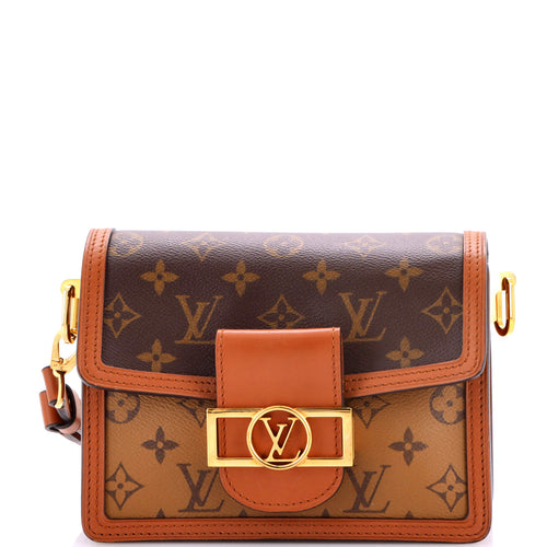 Dauphine Shoulder Bag Reverse Monogram Canvas Mini