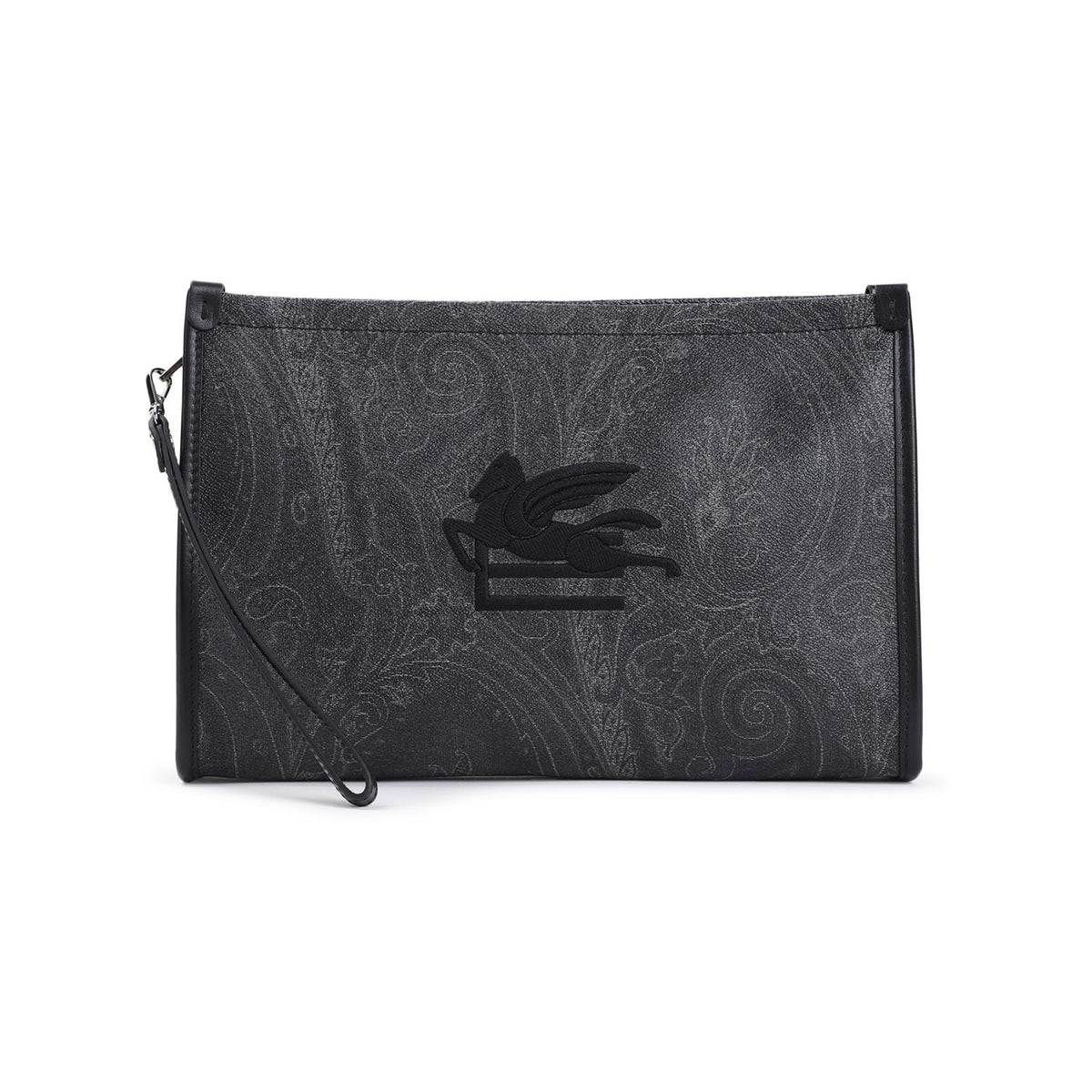 Etro Men's L Pouch in Black | Size UNICA | MP2C0001AA012