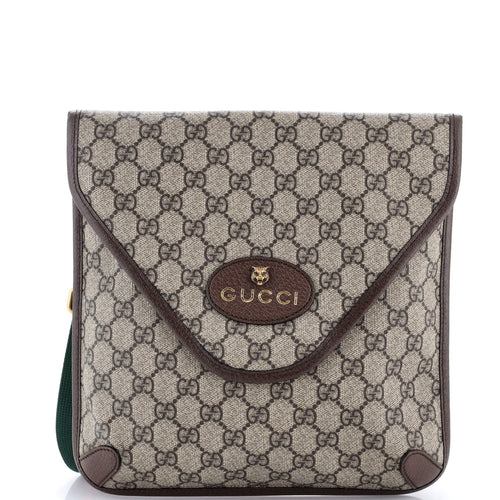GUCCI Neo Vintage Envelope Messenger GG Coated Canvas Medium
