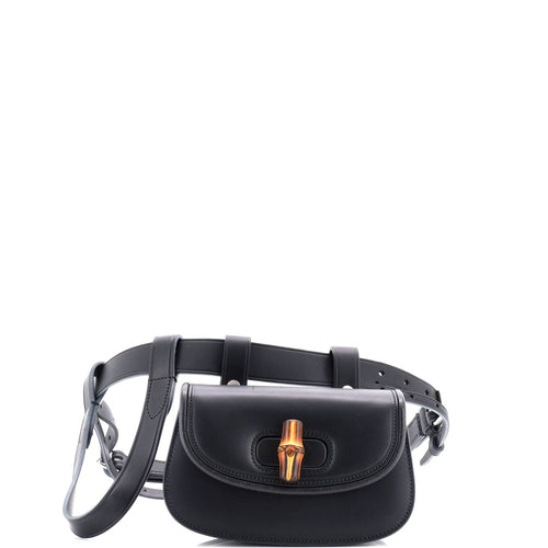 GUCCI Bamboo 1947 Belt Bag Leather Mini