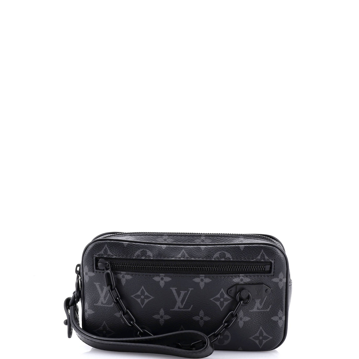 Louis Vuitton Pochette Volga Monogram Eclipse Canvas