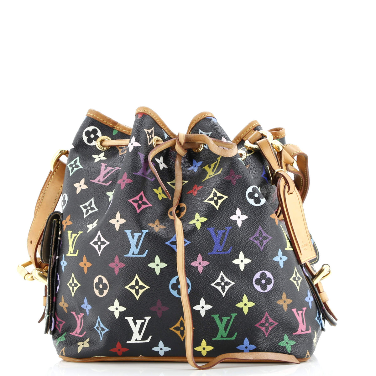 Louis Vuitton Petit Noe Handbag Monogram Multicolor