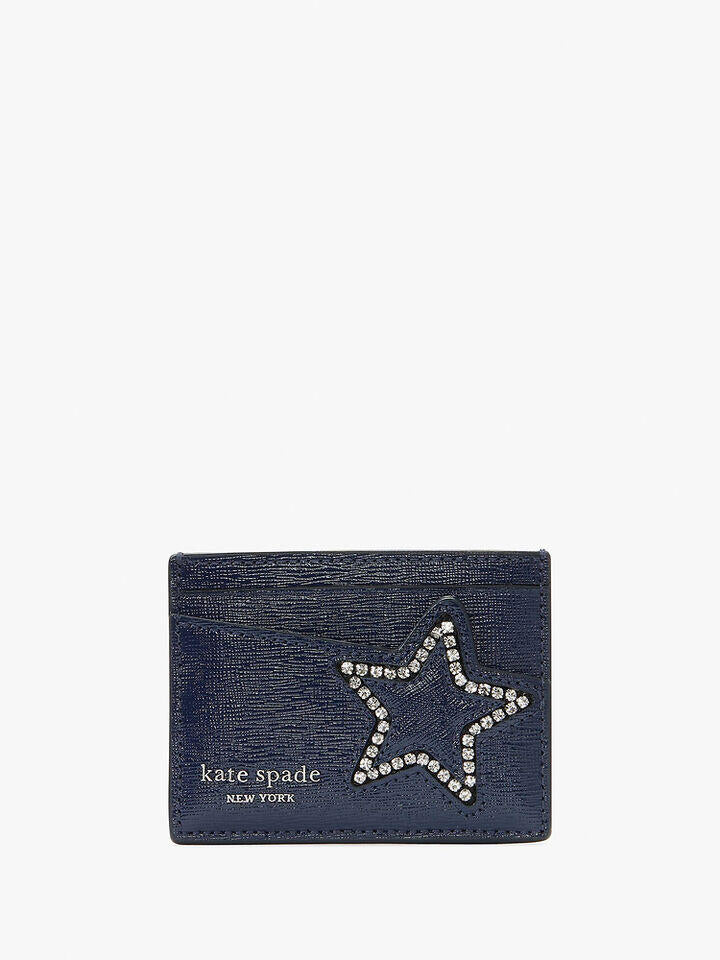 Kate Spade Au Starlight Patent Saffiano Leather Cardholder