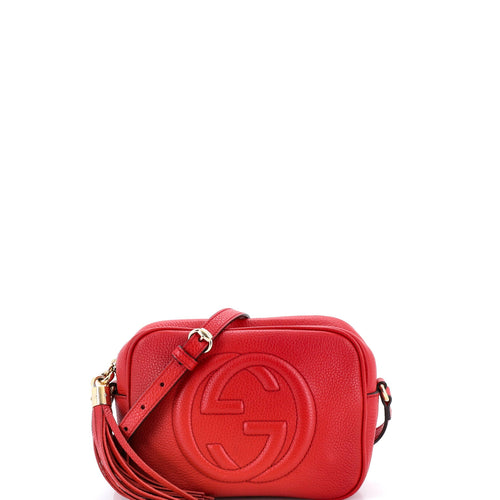 GUCCI Soho Disco Crossbody Bag Leather Small
