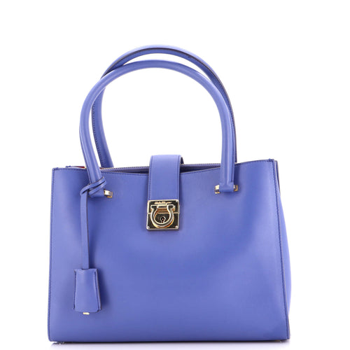 Gancio Lock Tote Leather Small