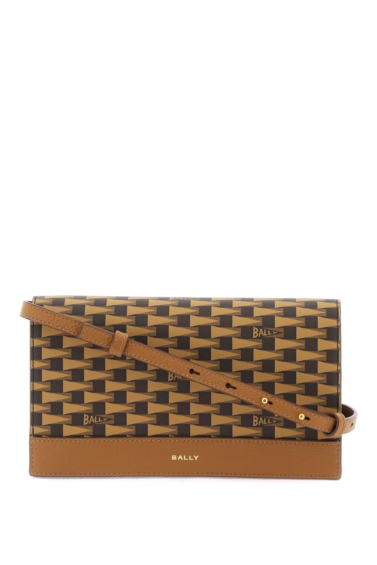 Bally Women's Continental Pennant Mini Crossbody Bag in Brown | WLL009