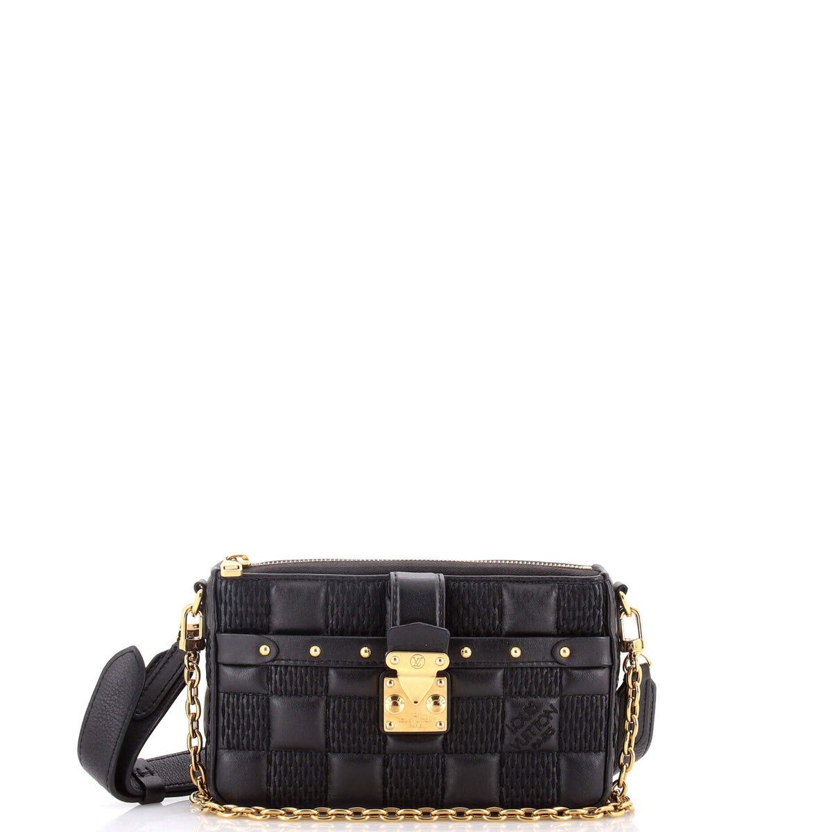 Louis Vuitton Pochette Troca Damier Quilted Lambskin MM