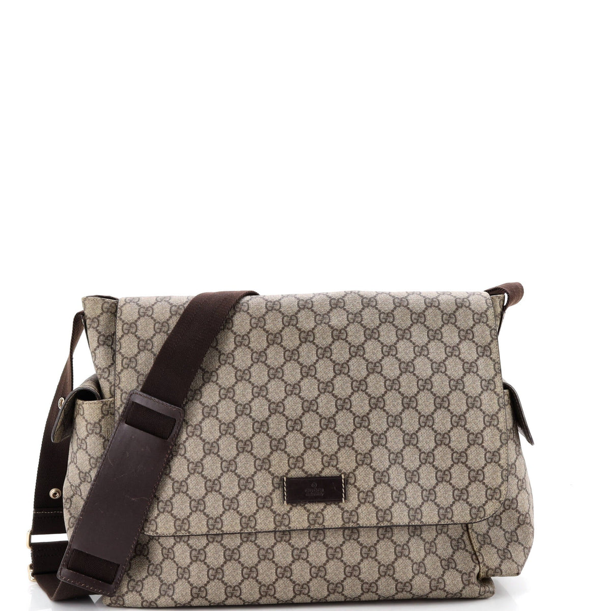 Gucci GUCCI Diaper Bag GG Coated Canvas