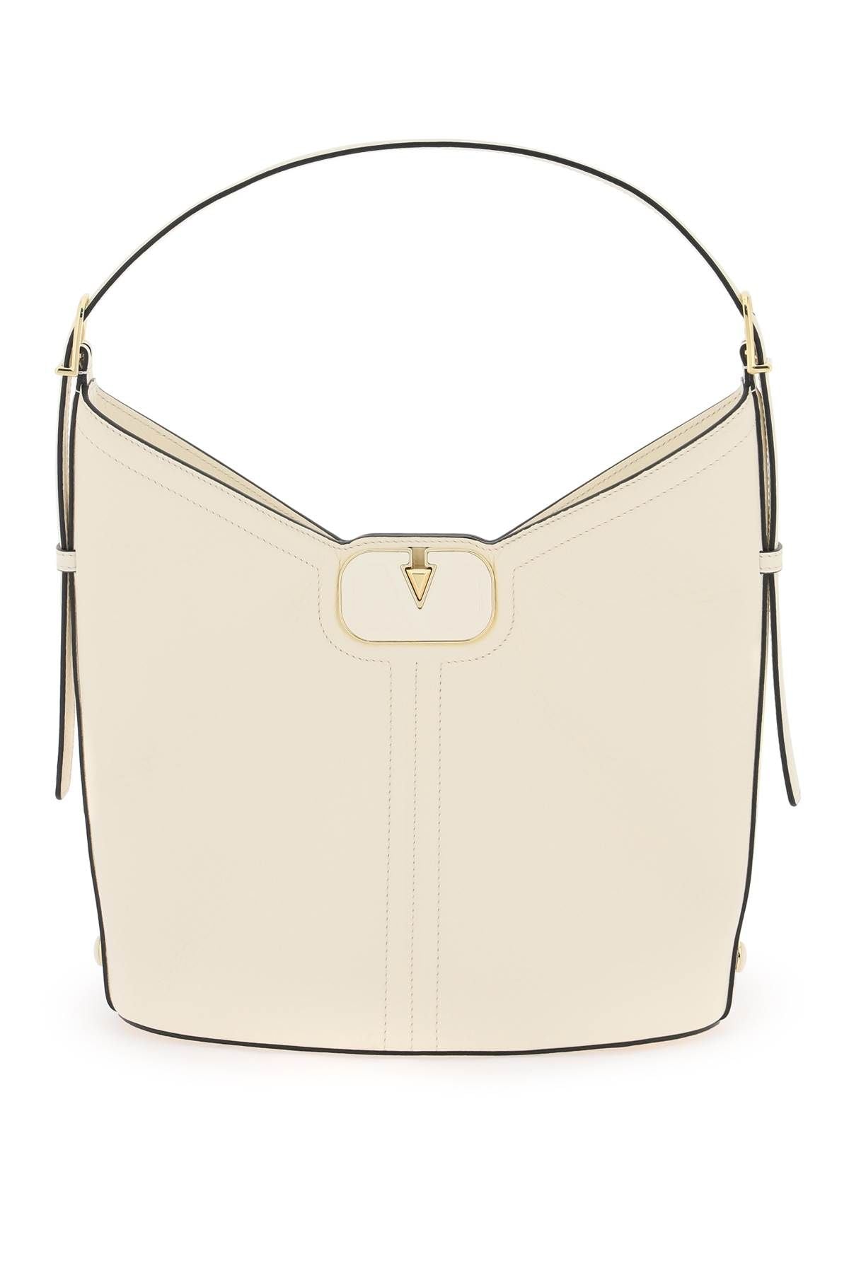 Valentino Vlogo Leather Hobo Bag