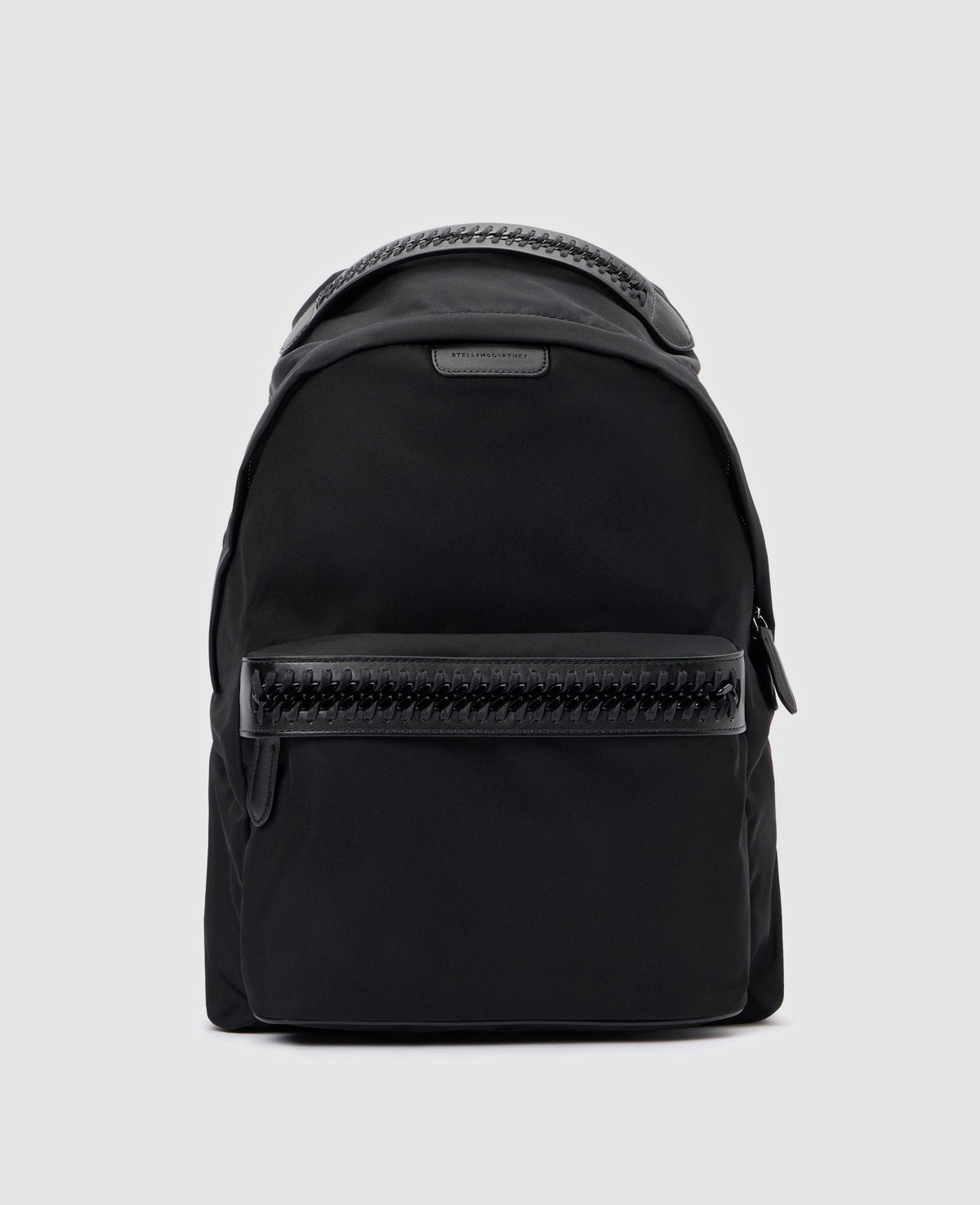 Stella McCartney Logo Strap Backpack, Woman, Black
