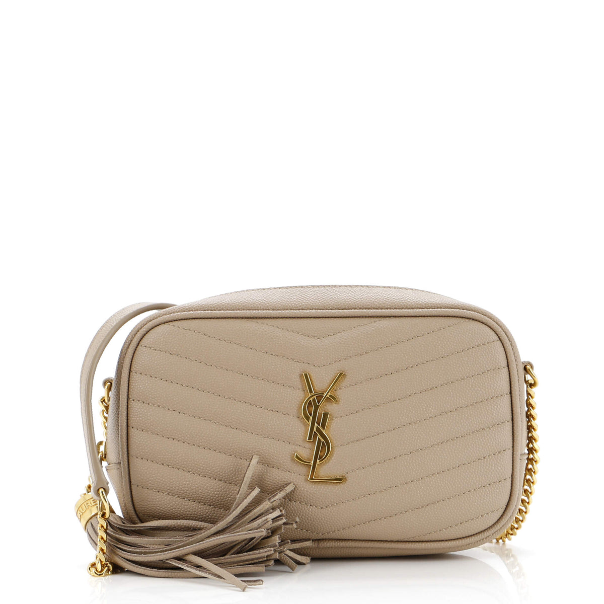 Saint Laurent Lou Camera Bag Matelasse Chevron Leather Mini