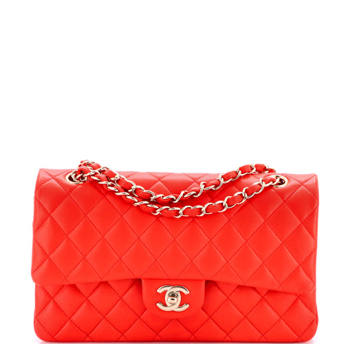CHANEL Classic Double Flap Bag Quilted Lambskin Medium