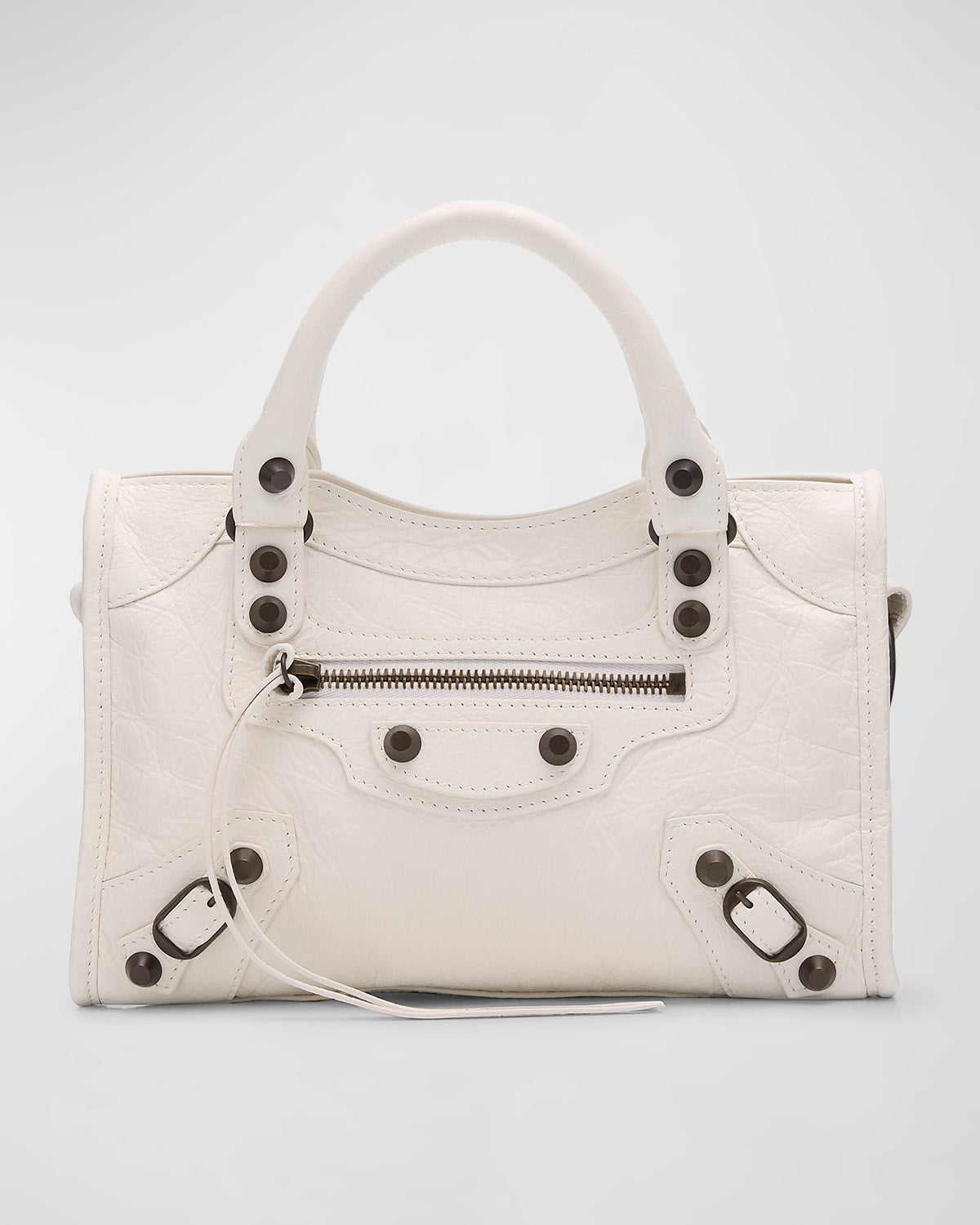 Balenciaga Le City Mini Leather Top-Handle Bag