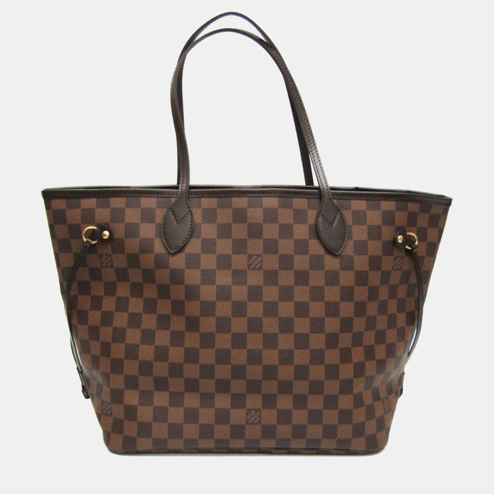 Louis Vuitton Mittelgroße Neverfull-Tragetaschen aus braunem Canvas