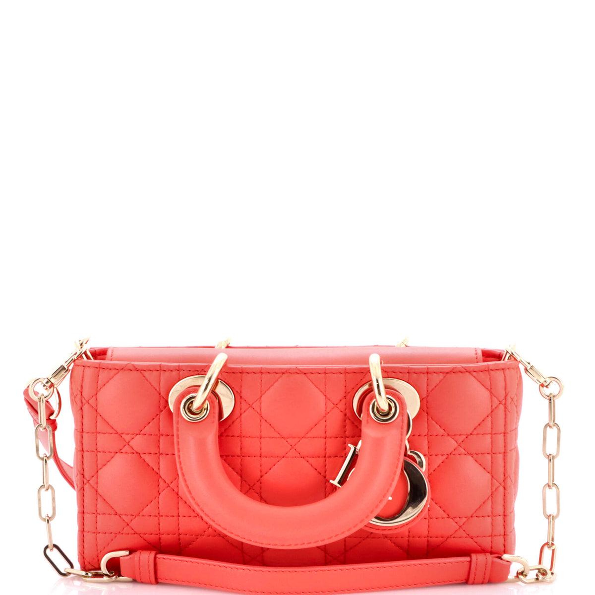 Christian Dior Lady D-Joy Bag Cannage Quilt Lambskin Small