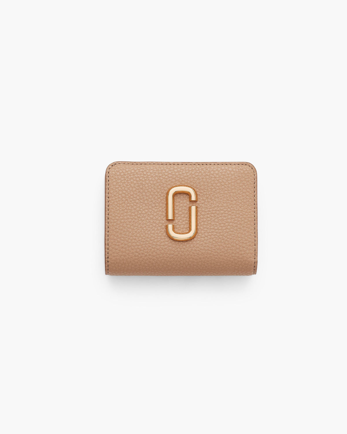 Marc Jacobs Marc Jacobs The Pebble J Marc Mini Compact Wallet in Camel